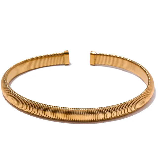 Collier Cocon plaqué or 18K
