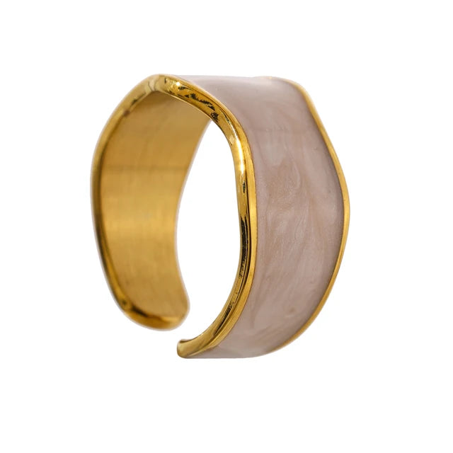 Bague Neva plaqué or 18K