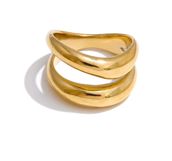 Bague Joane plaqué or 18K