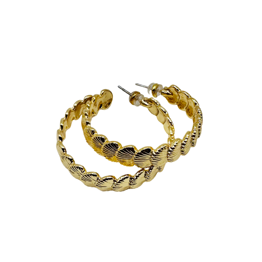 Boucles Celeste plaqué or 18K