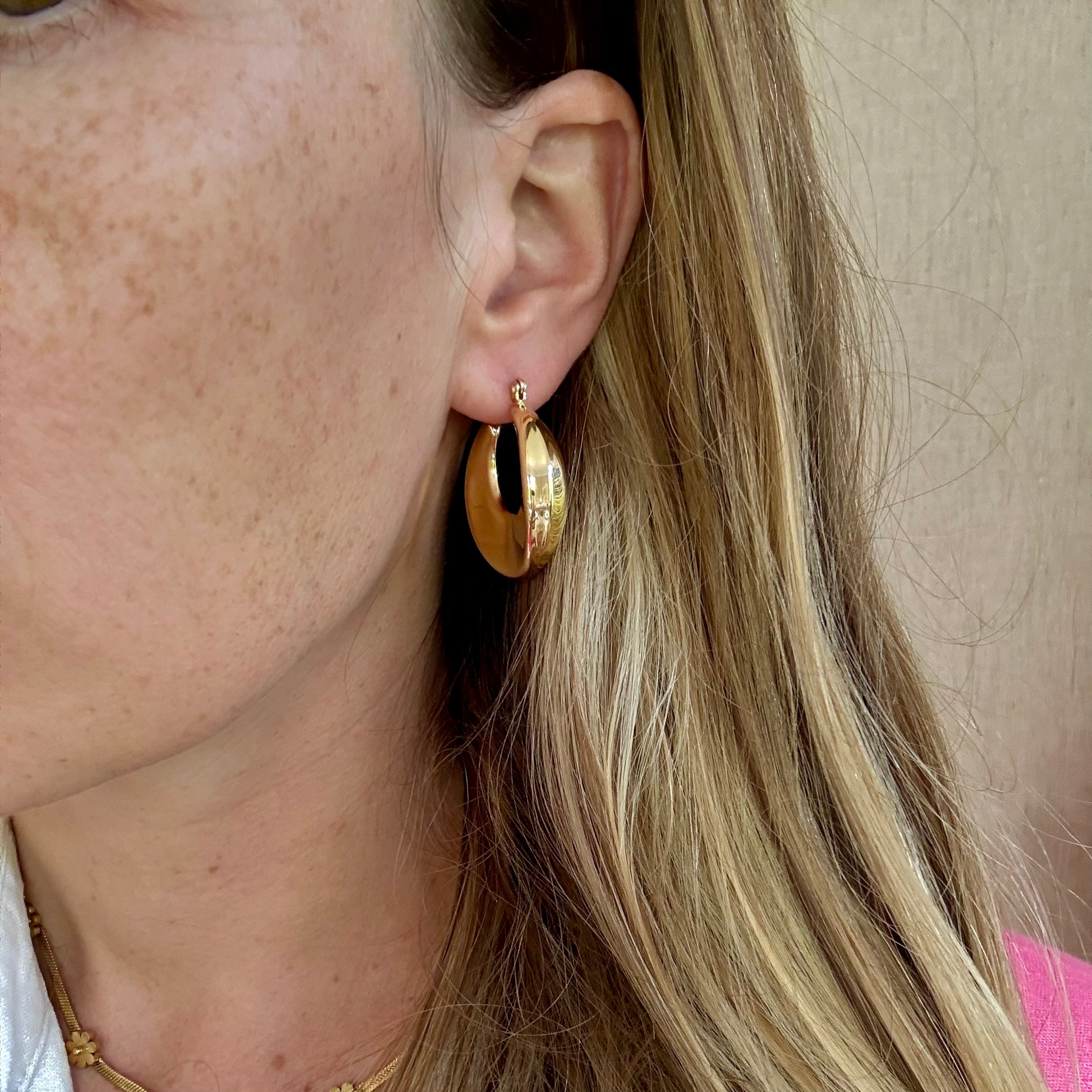Boucles Pazanne plaqué or 18K