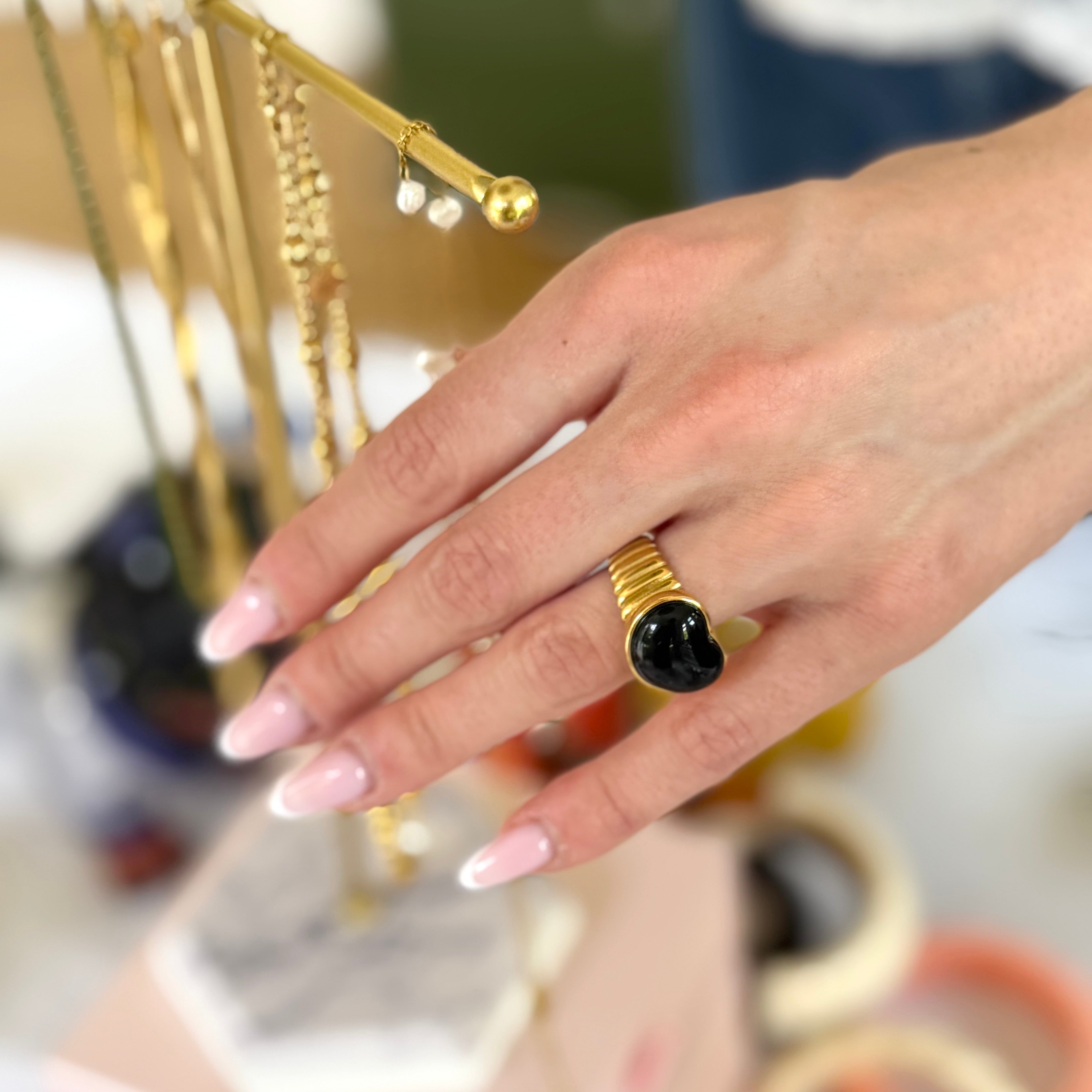 Bague Aurora plaqué or 18K