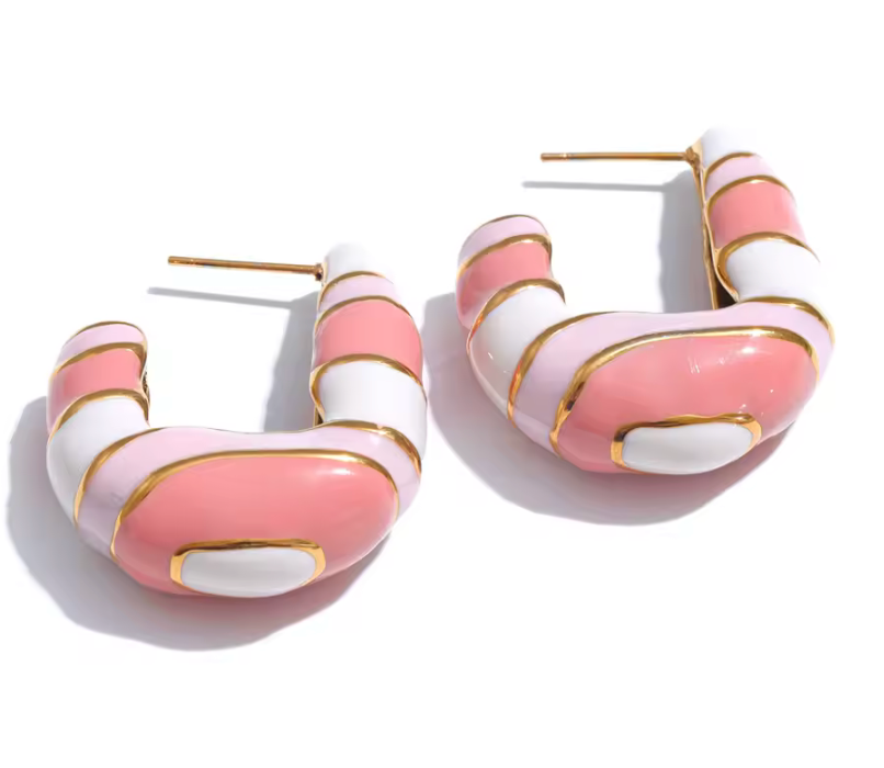 Boucles Viverta  Rose plaqué or 18K