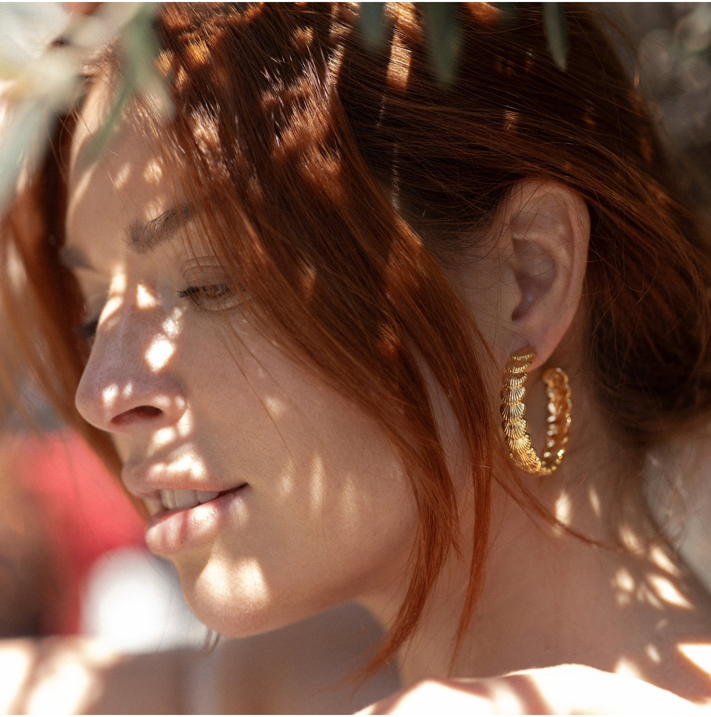 Boucles Celeste plaqué or 18K