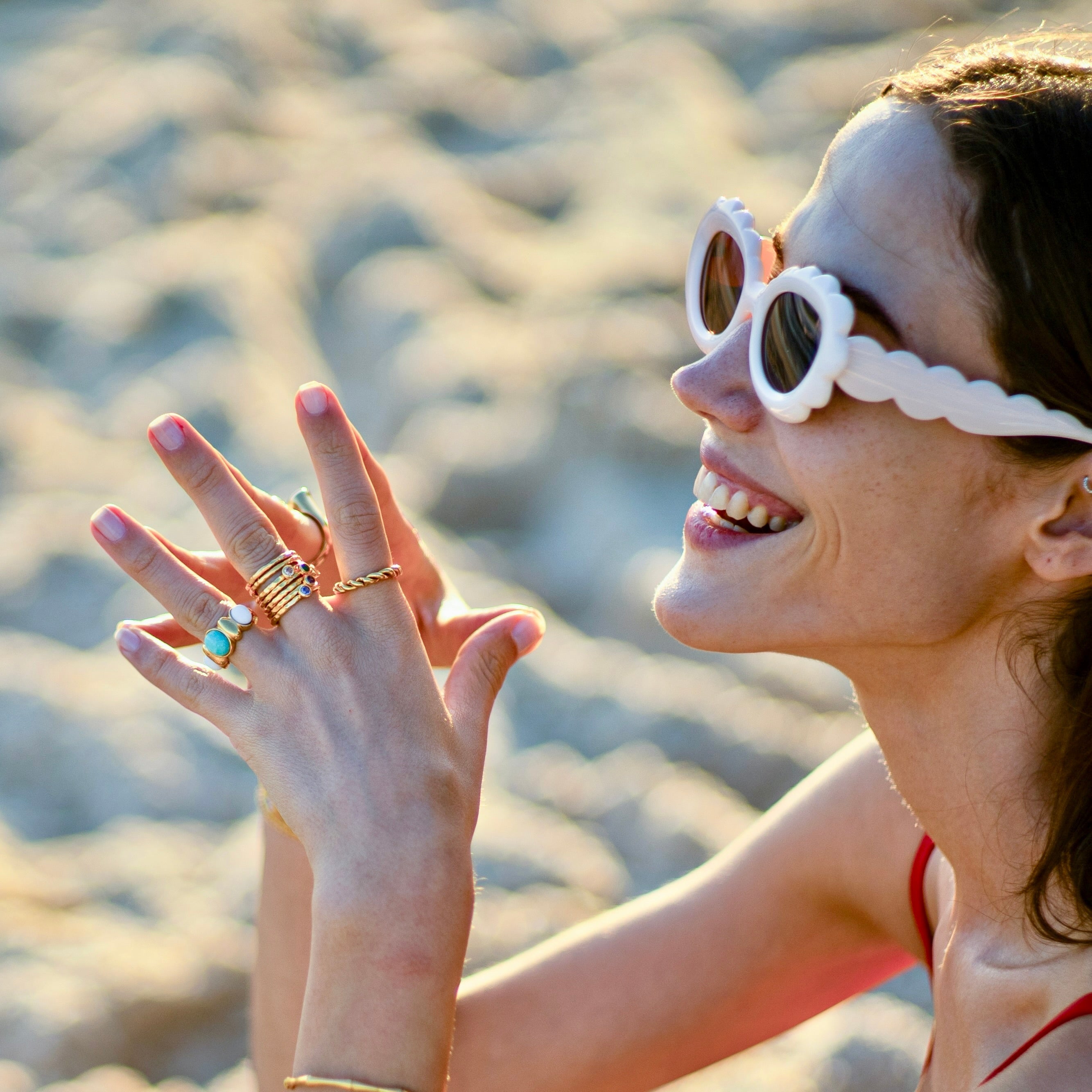 Lunette Brigitte champagne