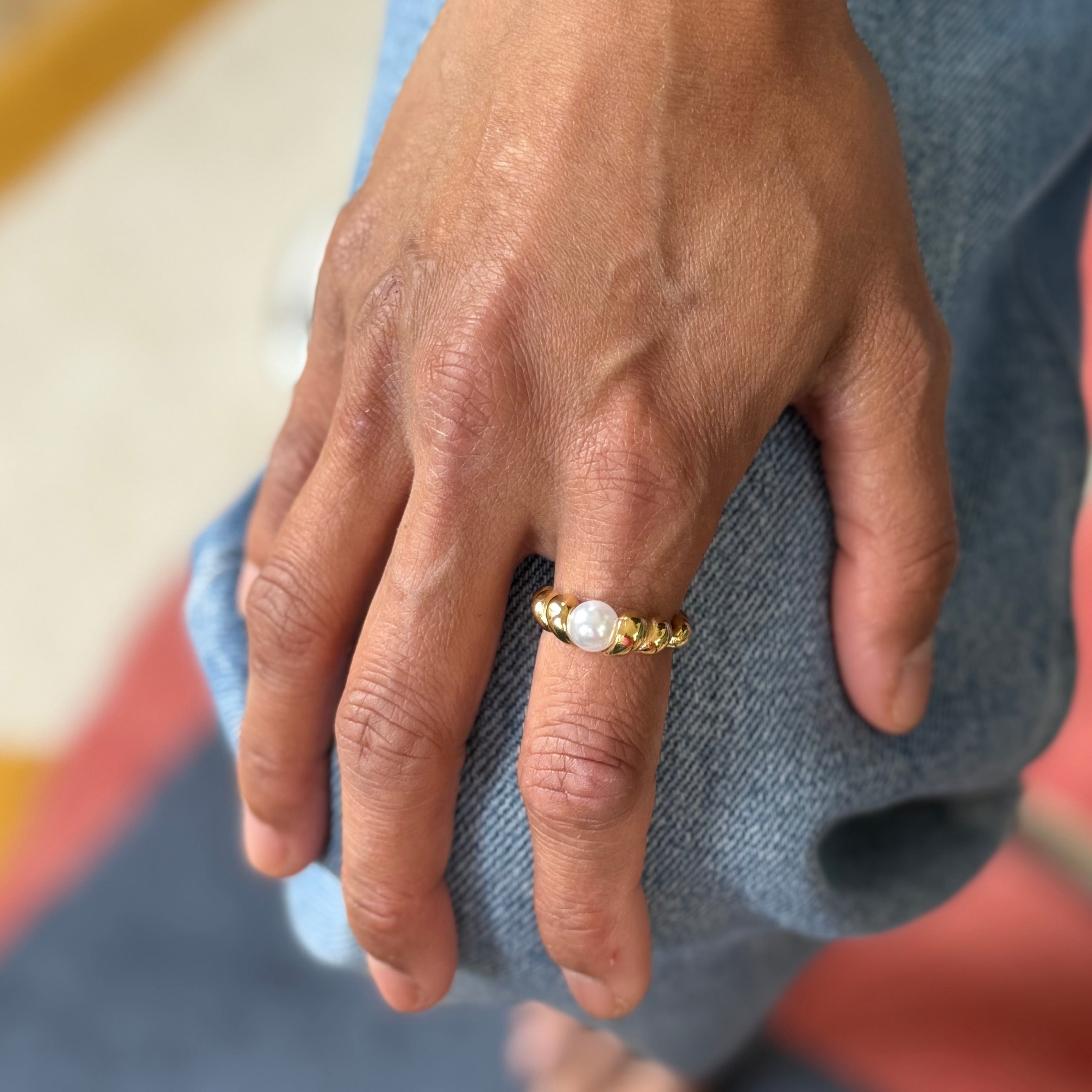 Bague  Paola plaqué or 18K